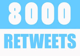 deliver 8000 Retweets and Favorites from 8000 unique profiles having 400,000 followers