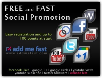 Give you 4000 addmefast or youlikehits points 