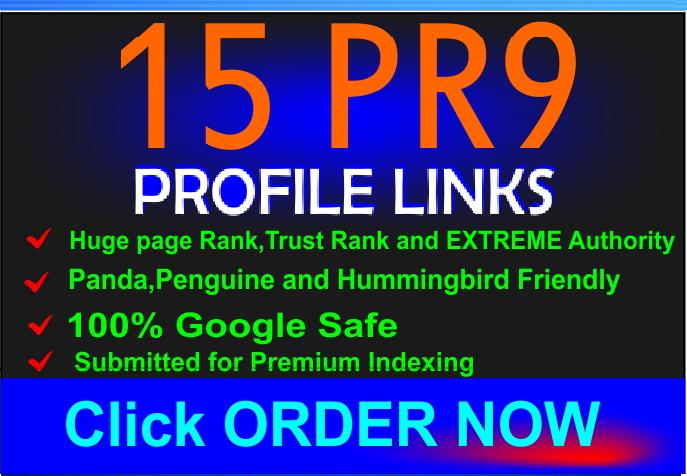Generate 30PR9 and PR10 Domain backlinks for your Website
