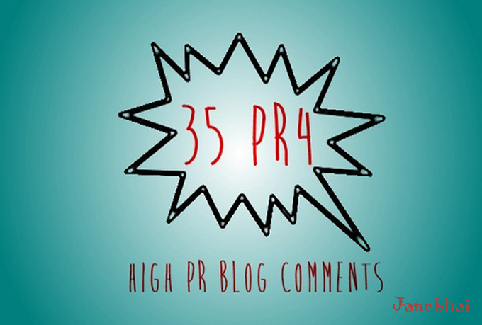 do High PR Quality Blog Commenting 35 PR4 Dofollow on unique domains