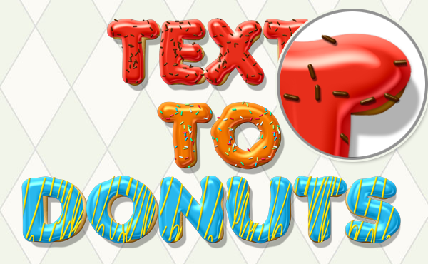 convert your text into delicious Candy Donuts