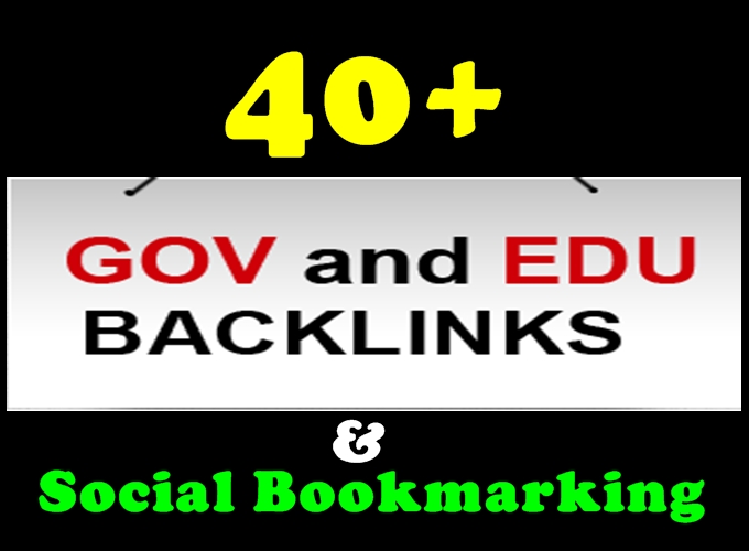 manually create 40+ PR4 To PR7 EDU DoFollow Backlinks + Social Bookmarking (100% Penguin Safe)