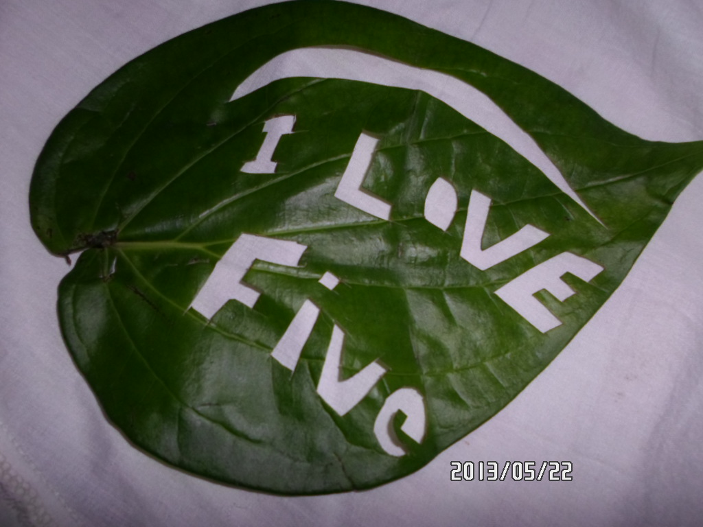 I will embose your message on the Natural Leaf