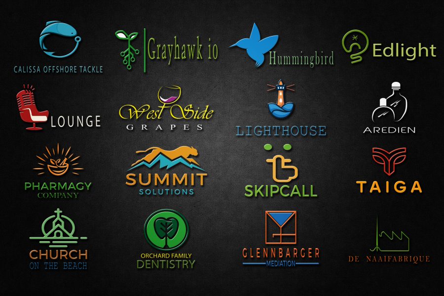 I will design 3 minimalist logo concepts design