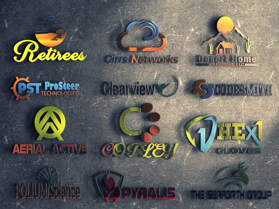 I will design 3 minimalist logo concepts design