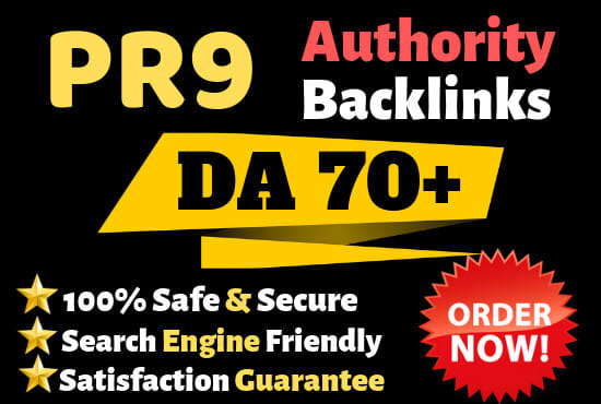 I will manually create 50 pr9 authority profile SEO backlinks