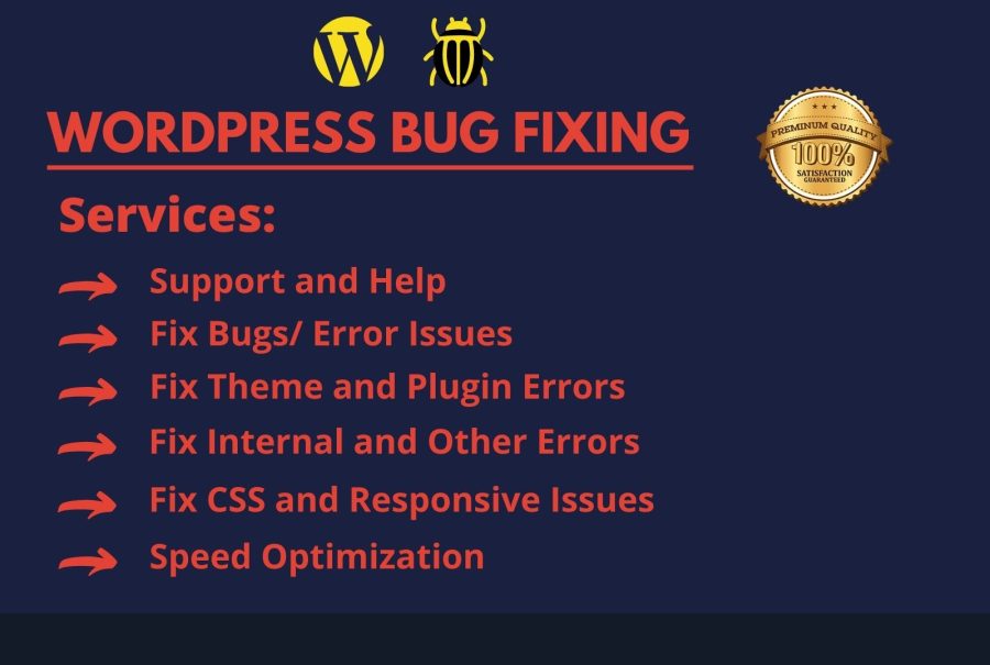 I will fix or debug WordPress website bug issues errors 