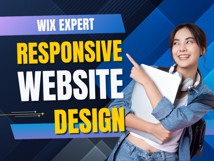 You will get a Wix Website Design or ReDesign, Responsive Wix Design