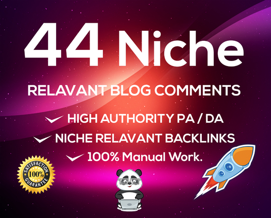 I Will Do 44 NICHE RELVENT Blog Comment HIGH DA PA LOW OBL 