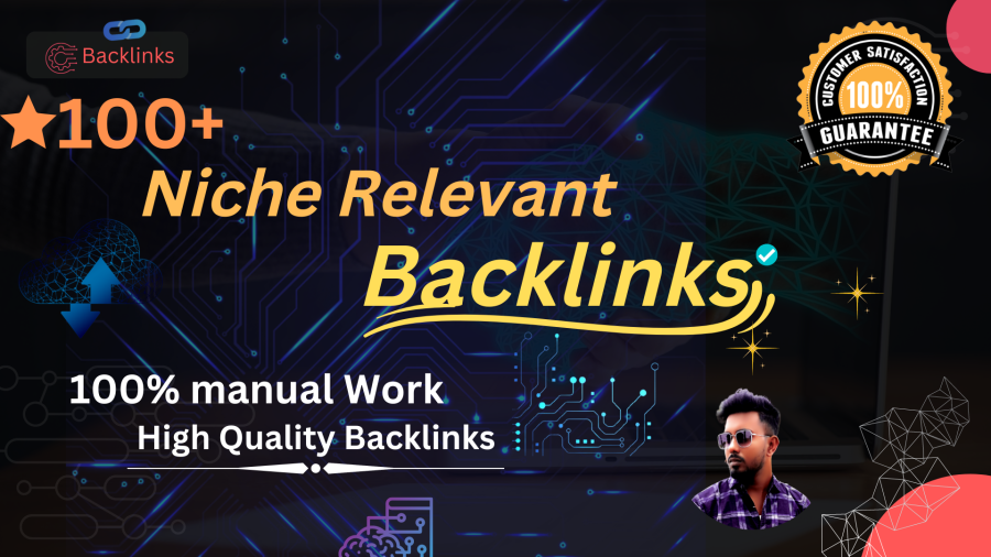 I Will do provide 100+ Niche Relevant Backlinks 