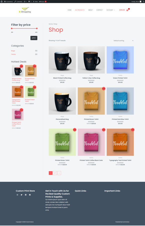 I will create responsive and modern wordpress website design