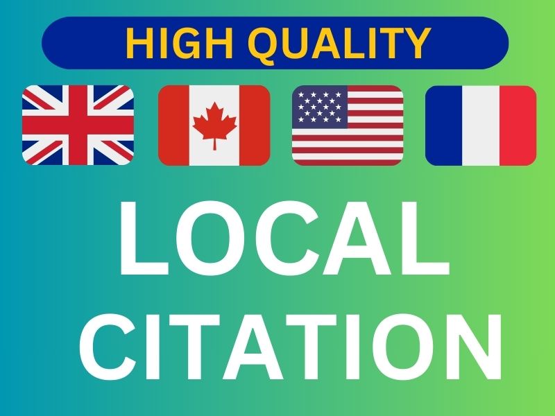  I will Provide 60 local citations for any country from top local listing