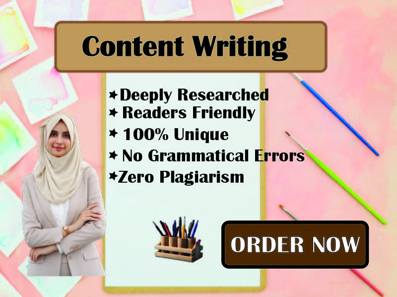 I Will provide you premium quality article,blog,content and product description in 1000 words