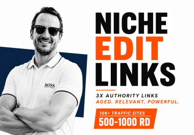 3x Authority Links Inserted Into in Aged,  Industry Matched Domains with Traffic