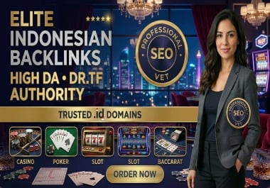 50 High DA DR TF Backlinks all REAL INDO ID PBN domains