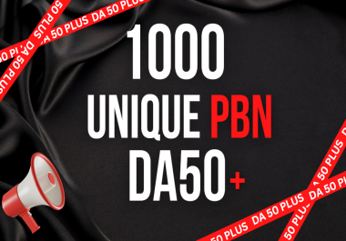 1000 PBNs DA50+ Casino, Judi, Poker, Gambling High quality links