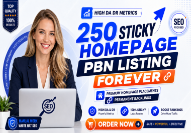 Supercharge 250 STICKY HOMEPAGE Pbns List FOREVER