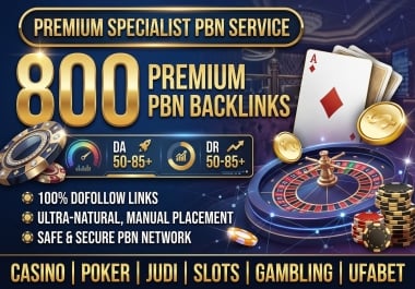Powerful 800 PBN Homepage Backlinks DA 50 to 85+ 2026 Updated Casino Poker Judi SmePage DA50 TO 80