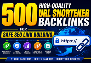 500 High-Quality URL Shortener Backlinks for Safe SEO Link Building