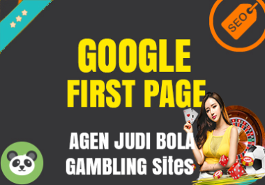 Google First Page Guaranteed - WHITEHAT GAMBLING SEO Package