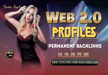 Buy 90 Web 2.0 Profile Links From PR9 To Improve Your Ranking