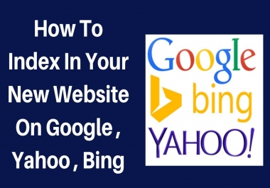 I will add your website to 130 search engines for fast indexing