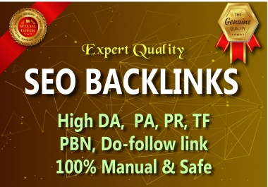 I will do 60 Link Building in High DA sites,  Expert Quality Seo Backlinks.