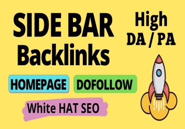 50 PERMANENT Sidebar - Blogroll - PBN DA 50+ HOMEPAGE PBN Dofollow Backlinks