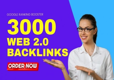3000 Authority web 2 0 backlinks Backlinks improve your website Ranking