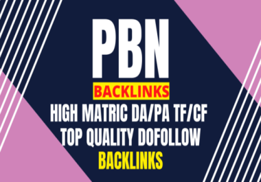Build 10 High PA/DA/TF/CF Homepage Dofollow PBN Backlinks To Skyrocket you SERP