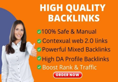 CREATE 5555 Contextual Backlinks -Dofollow + Profile Backlinks For SEO Ranking 1st Page