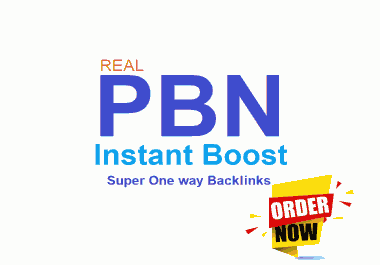 An Instant Boost DA70+ Five Real PBN backlinks