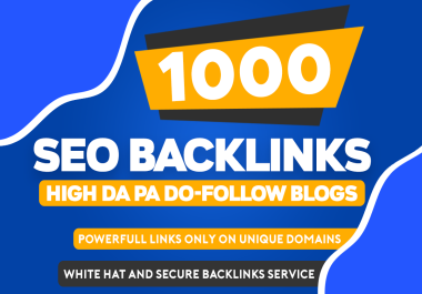 Build Manually Quality focused unique domains Dofollow Blog comments backlinks on high DA blogs