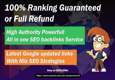will build PBN and white hat All SEO Strategy backlinks According to Google and will Rank your site 