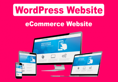 Build Professional WordPress website and eCommerce website