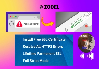 Install free SSL certificate or fix https errors