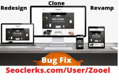 Redesign/Clone/Create/Bug Fix/Revamp WordPress Blog/Website or Landing Page