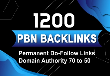 Boost Your Rank 1200 PBN on DA 50 to 90 Permanent Do Follow Homepage SEO Backlinks