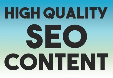 1000 Words of Professional Deep Researched SEO Article