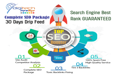 Complete SEO Package to Guaranteed Boost Search Engine Ranking with MANUAL Work