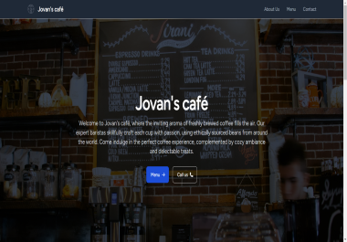 Craft a Stunning Cafe - Restaurant Menu Website with an Intuitive Admin Panel
