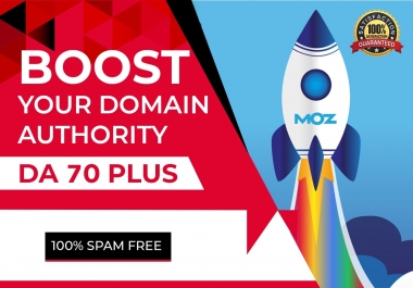 SKYROCKET Your Website MOZ Domain Authority DA 50 Plus 