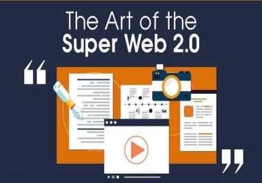 I will do Super Web 2.0 Properties - Multi Pages Unique Content - Custom themes