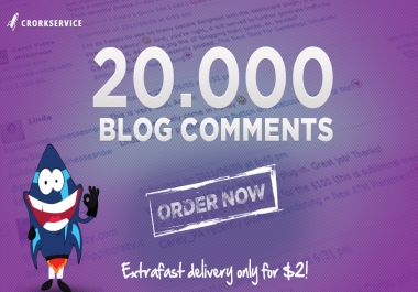 20 000 SEO blog comment backlinks scrapebox linkjuice