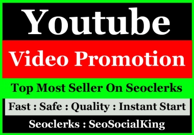 High Quanlity YouTube Video Seo Social Marketing Promotion for Video Ranking