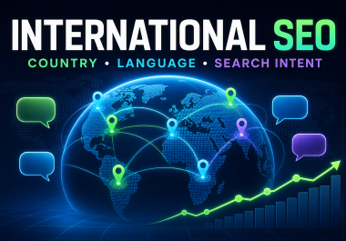 I will research international keywords and local search intent