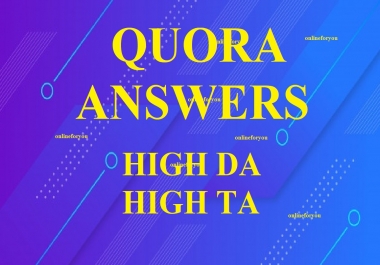 boost your website by 250 to 300 word 2 Unique Quora Answers with contextual link