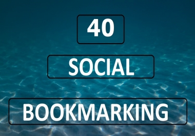 40 manual social bookmarking SEO backlink to boost your website ranking