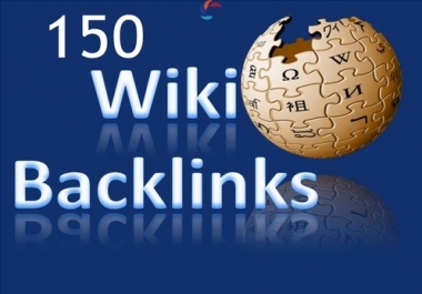 I will give you 150 wiki backlinks Mix profile and article