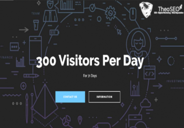 300 Daily Visitors for 1 Month - Worldwide Organic Traffic - Shoutouts and Social Signals